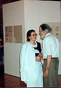 Ausstellung von AVZG's im 'Amtshimmel 'Baden (1992) Margrit Lakner und YL